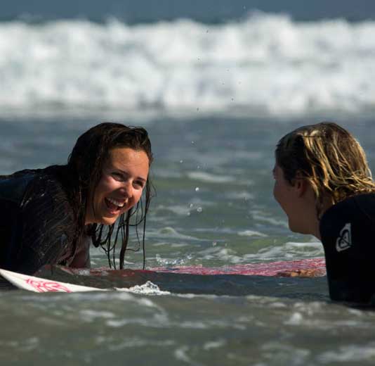 Girls on Surfboards